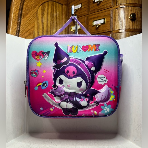 Sanrio Kuromi Puffy Design Insulated Soft Case Lunch Box/Bag - Picture 1 of 6